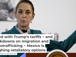 Mexico President Claudia Sheinbaum has hardened her stance on Donald Trump’s rhetoric. Alfredo Estrella/AFP via Getty Images